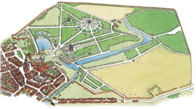 Plan: Parc d'Enghien