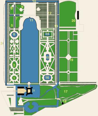 Plan: Parc du Château de Beloeil