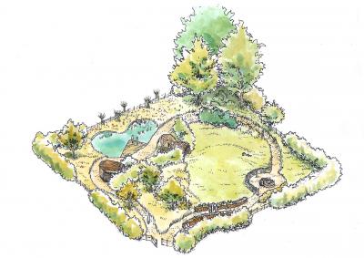 Plan: Jardin naturel didactique
