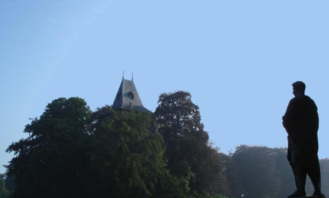 vue sur le toit de la chapelle