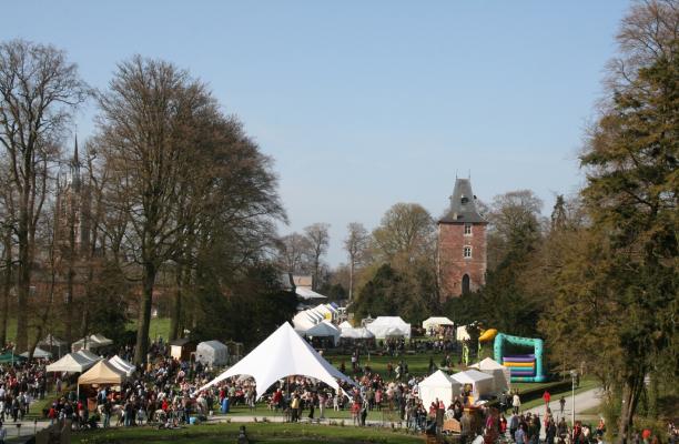 vue sur la foire des jardins