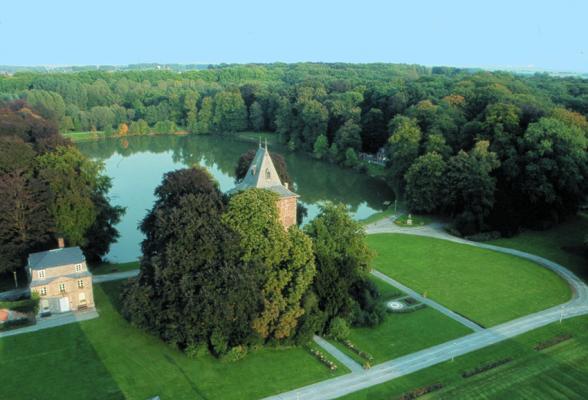 vue aérienne du parc