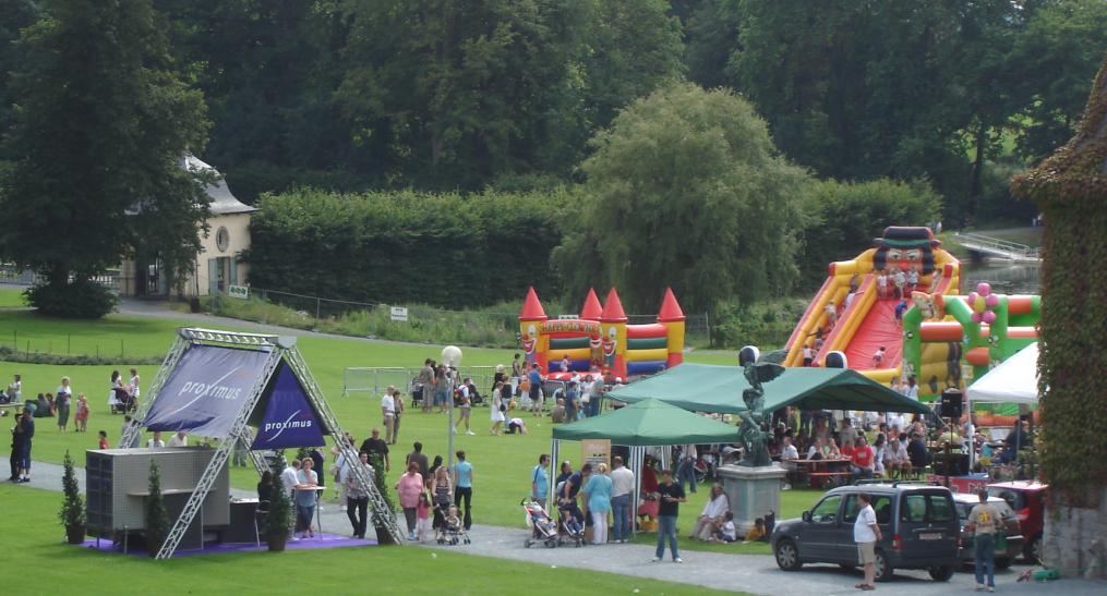 vue sur les festivités du 21 juillet