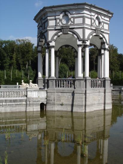 vue sur le pavillon des sept Etoiles