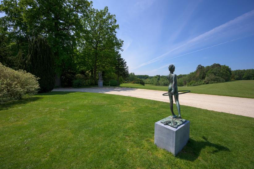 Domaine régional de Solvay, statuaire