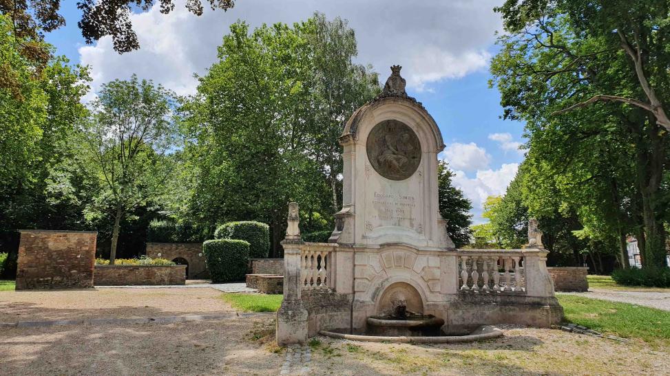 Parc communal Peruwelz - fontaine